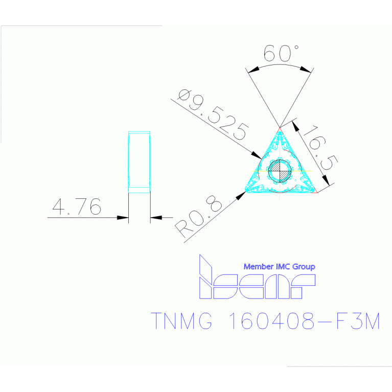 TNMG 160408-F3M IC830