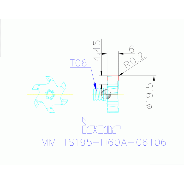 MM TS195-H60A-06T06 IC908