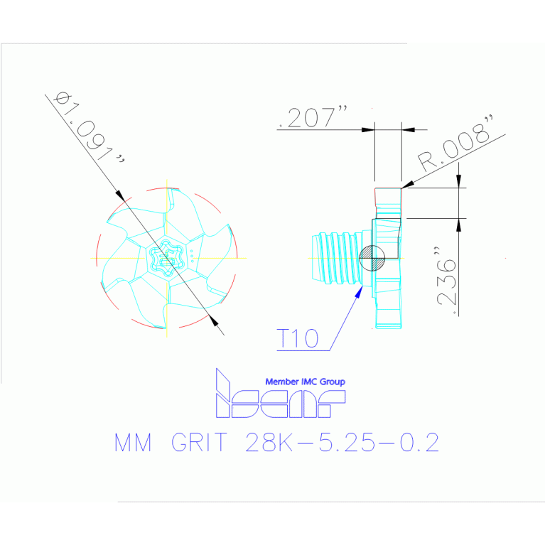 MM GRIT28K525-020-6T10 IC908