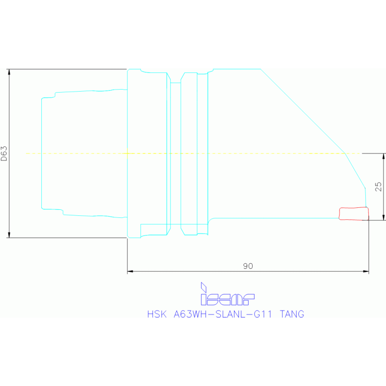 HSK A63WH-SLANL-G11 TANG