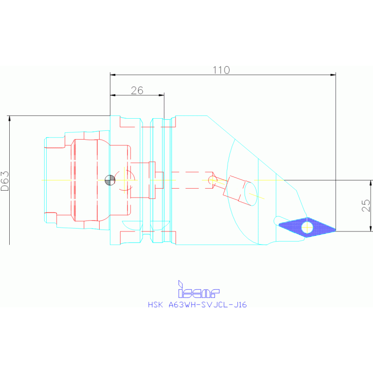 HSK A63WH-SVJCL-J16