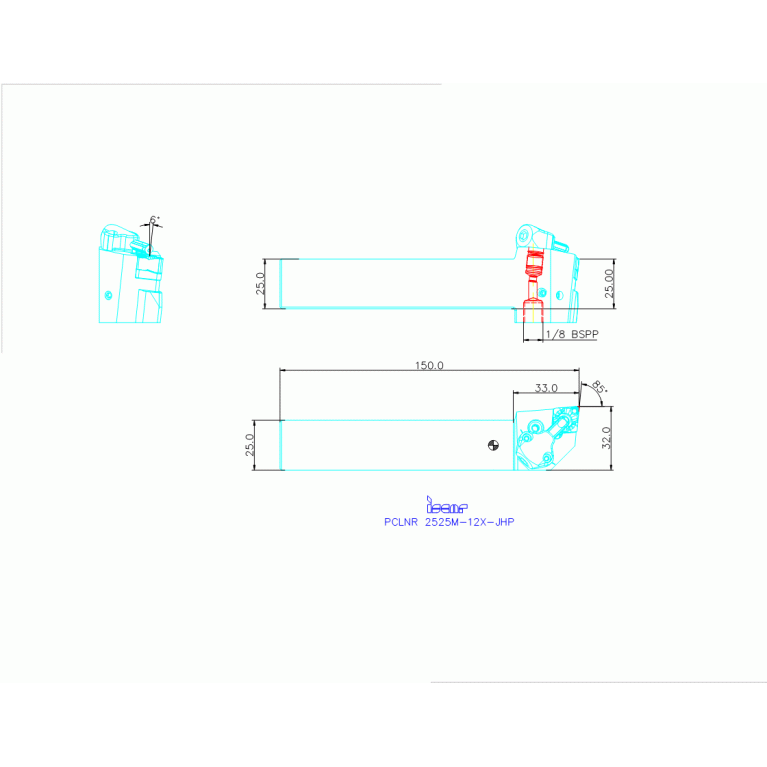 PCLNR 2525M-12X-JHP