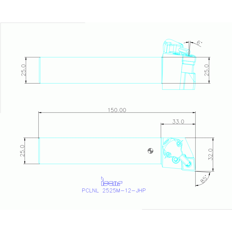 PCLNL 2525M-12-JHP
