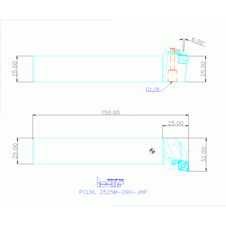 PCLNL 2525M-09X-JHP
