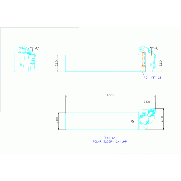 PCLNR 3232P-12X-JHP