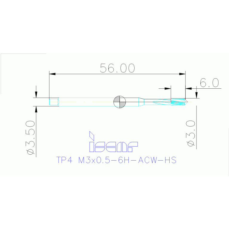 TP4 M3X0.5-6H-ACW-HS