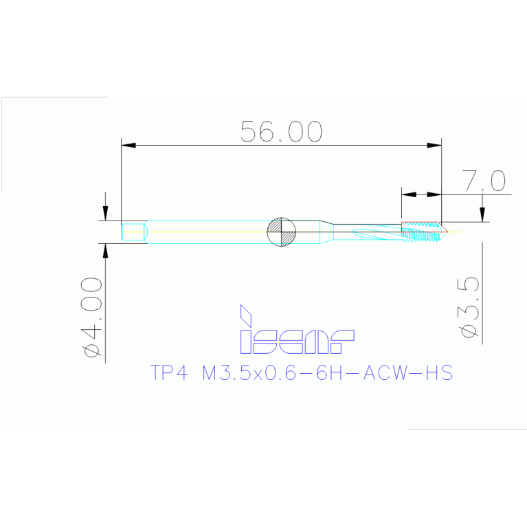 TP4 M3.5X0.6-6H-ACW-HS