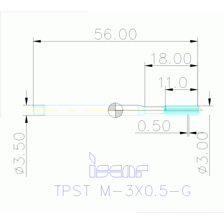 TPST M-3X0.5-G HE
