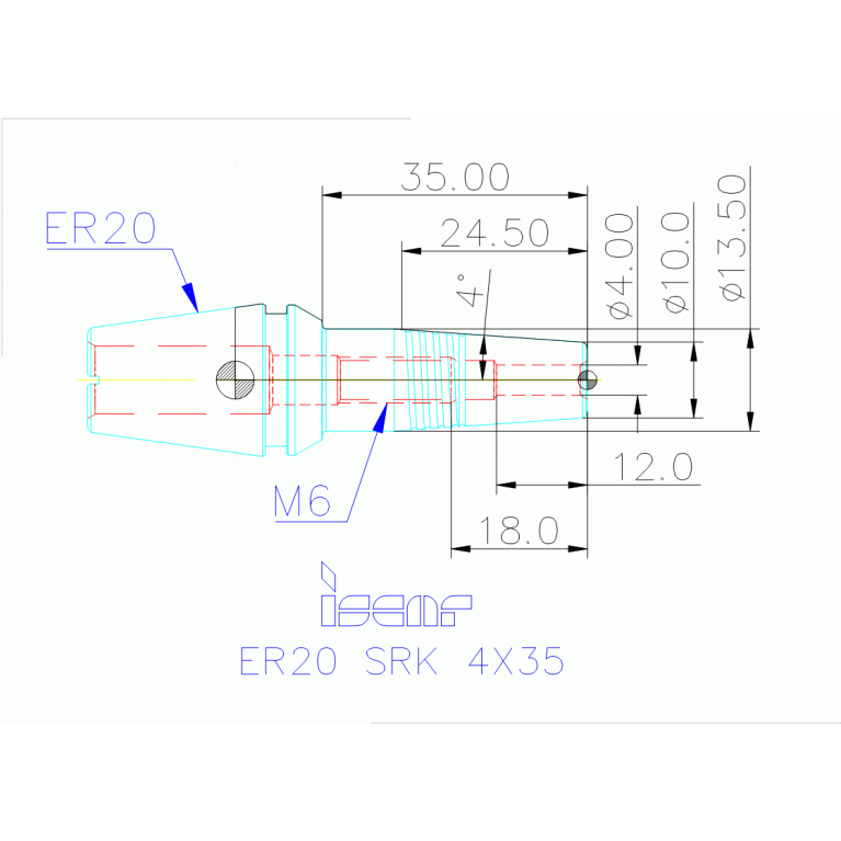 ER20 SRK 4X35