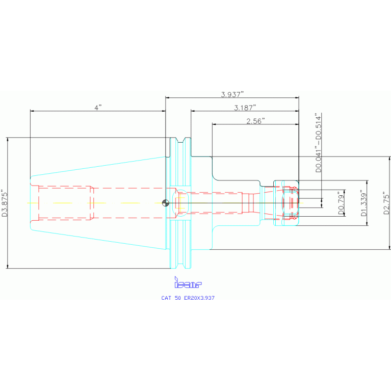CAT50 ER20X3.937