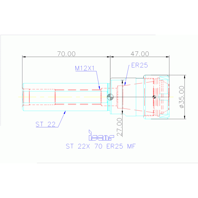 ST 22X 70 ER25 MF
