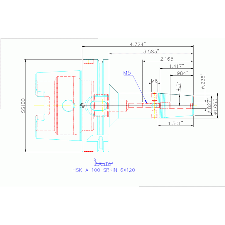 HSK A100 SRKIN6X120