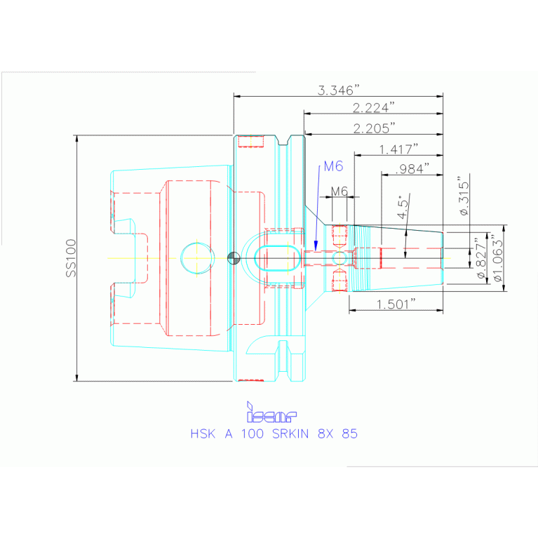 HSK A100 SRKIN8X85