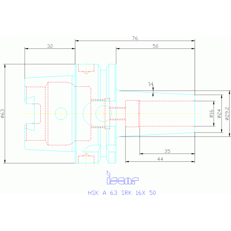HSK A50 SRKIN6X80*