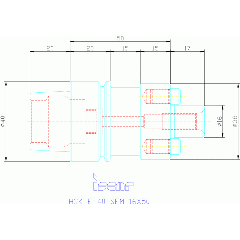 HSK E 40 SEM 16X50