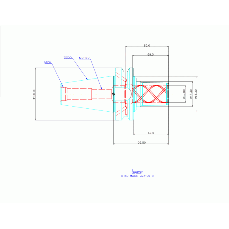 BT50 MAXIN 32X106 B