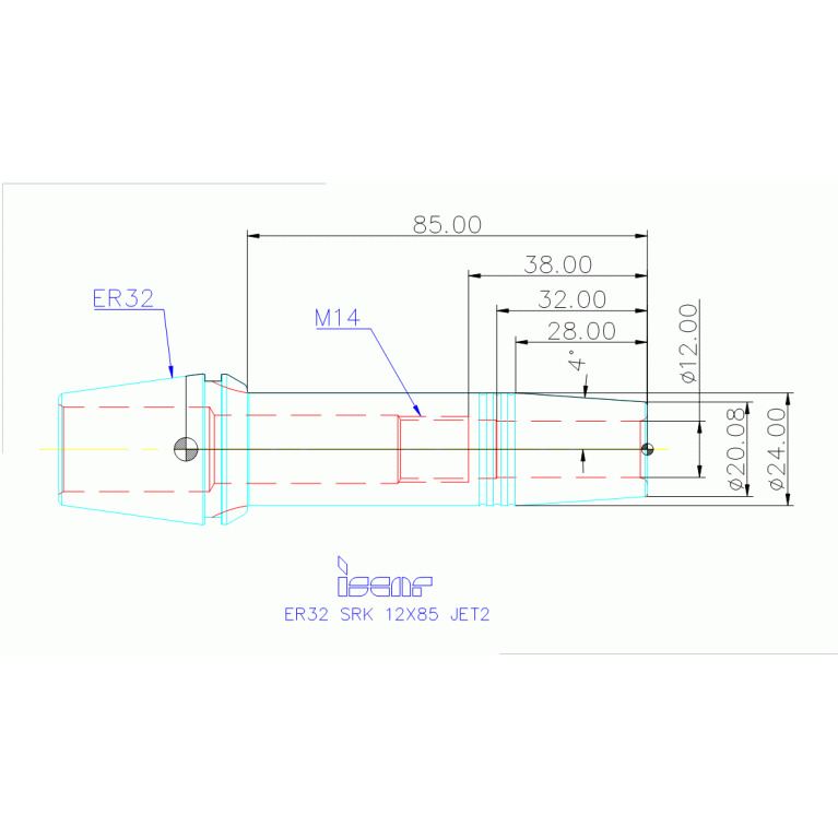 ER32 SRK 12X85 JET2