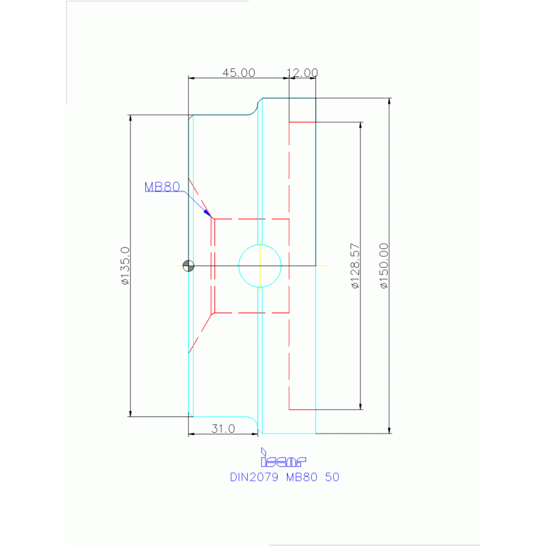 DIN2079 MB80 50