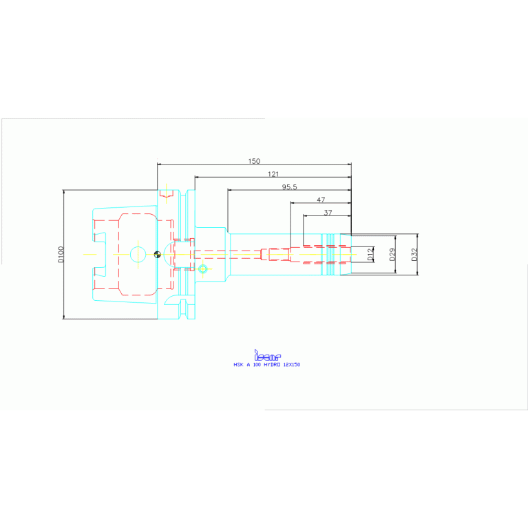 HSK A100 HYDRO 12X150