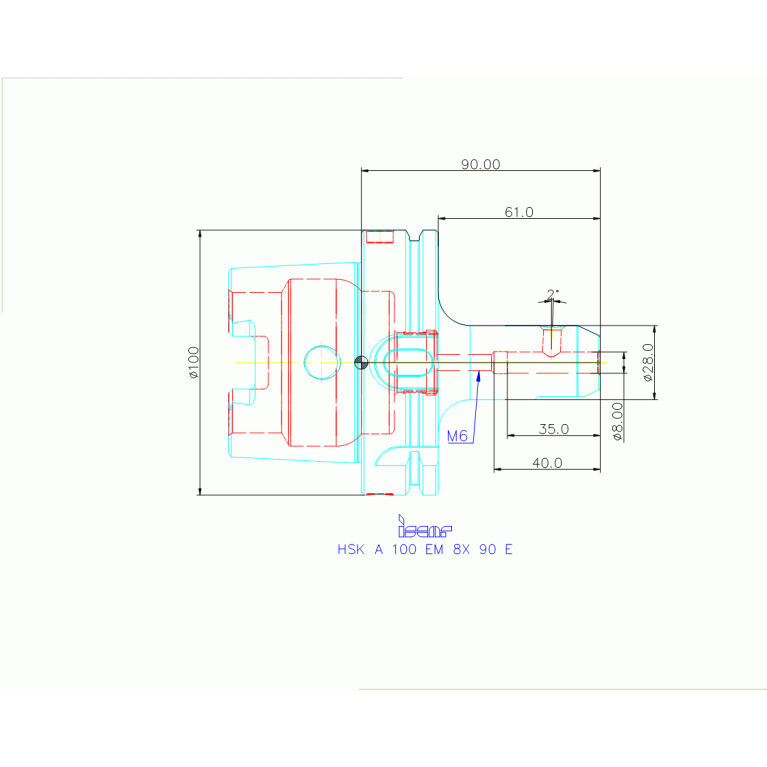 HSK A100 EM8X90 E