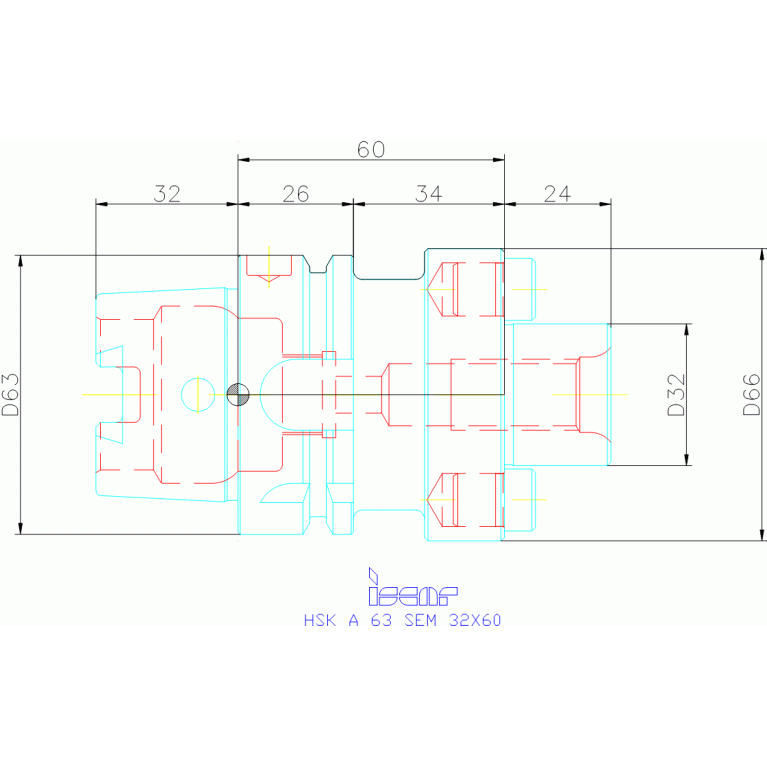 HSK A63 SEM32X60