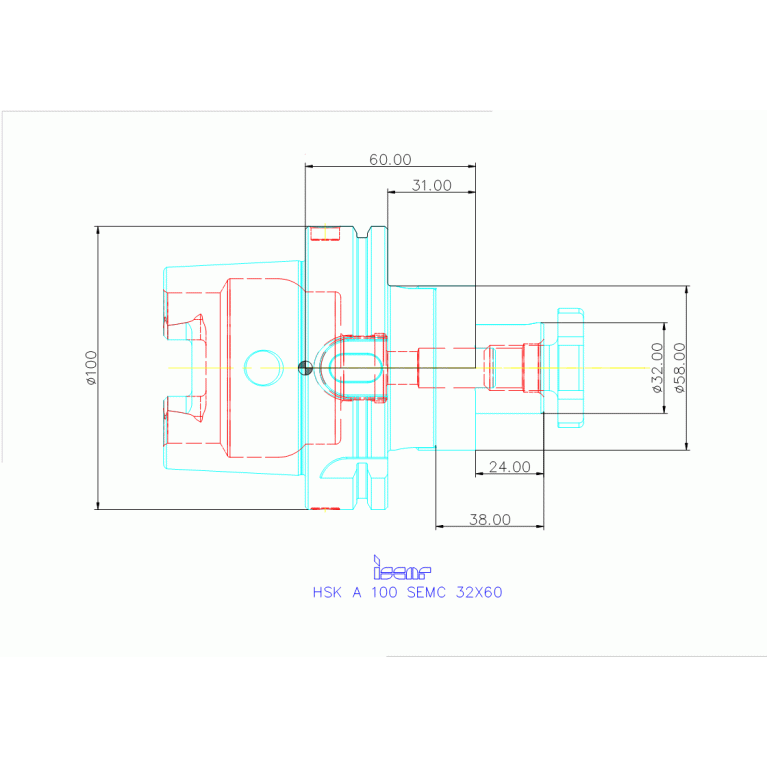 HSK A100 SEMC32X60
