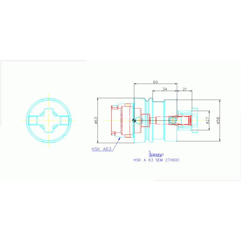 HSK A63 SEM27X60C