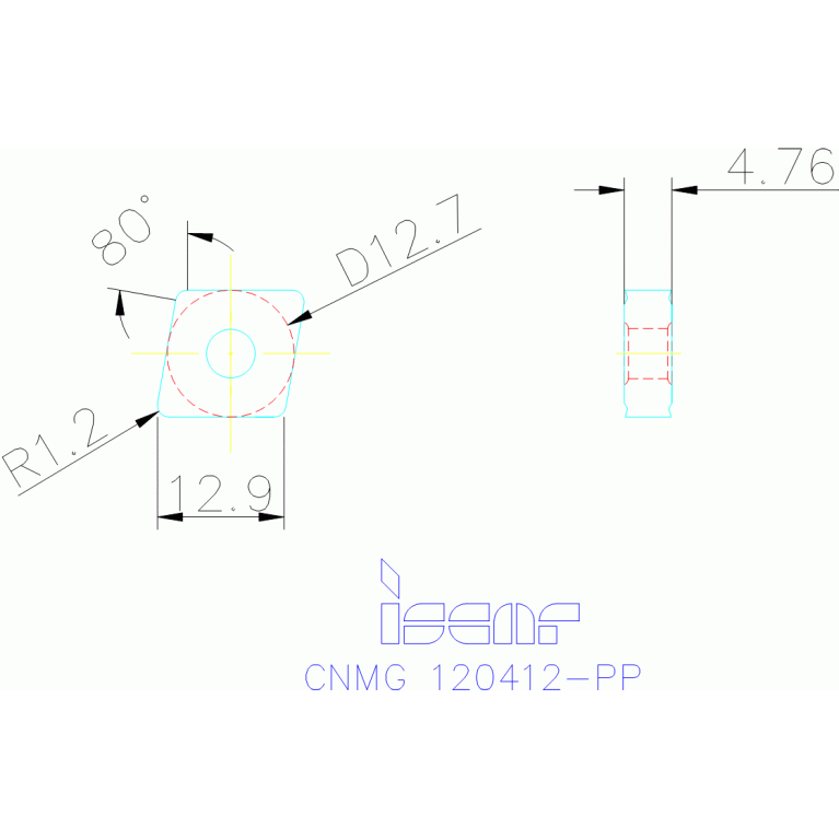 CNMG 120412-PP IC507
