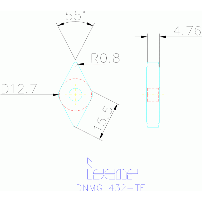 DNMG 150408-TF IC9250