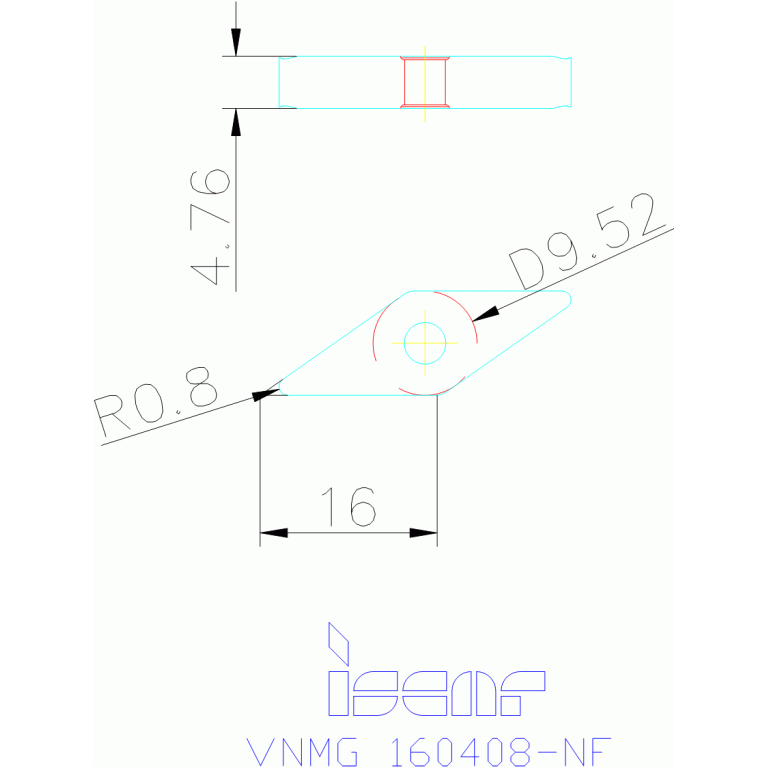 VNMG 160408-NF IC9250