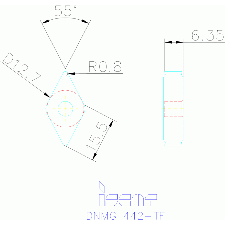 DNMG 150608-TF IC8150