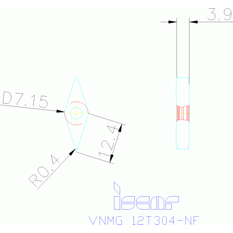VNMG 12T304-NF IC807