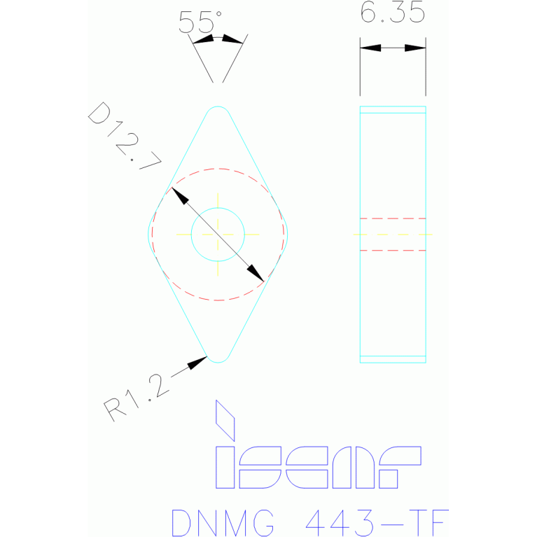 DNMG 150612-TF IC8150