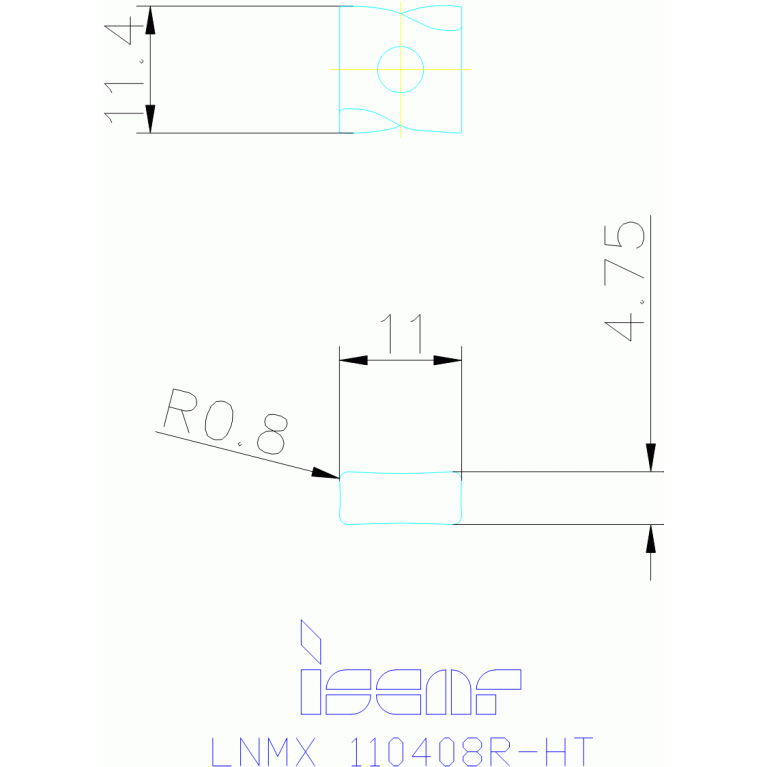 LNMX 110408R-HT IC8150