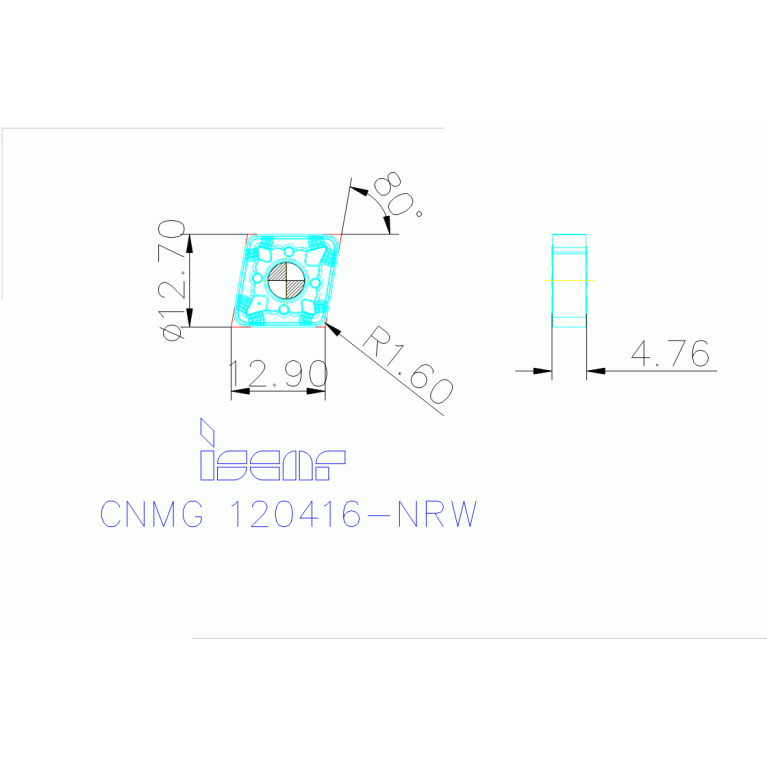 CNMG 120416-NRW IC8250