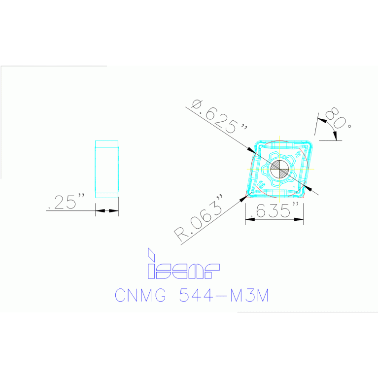 CNMG 160616-M3M IC6025