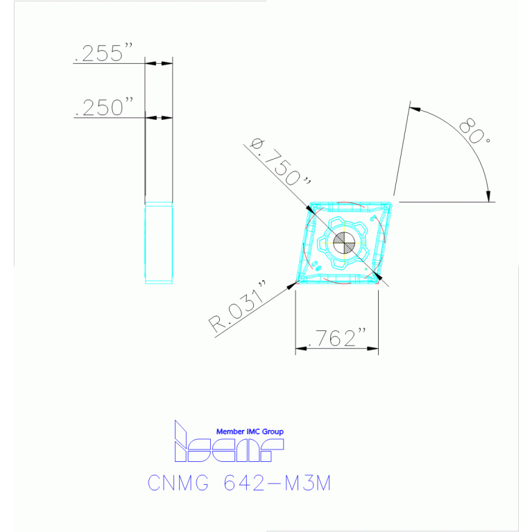 CNMG 190608-M3M IC6015