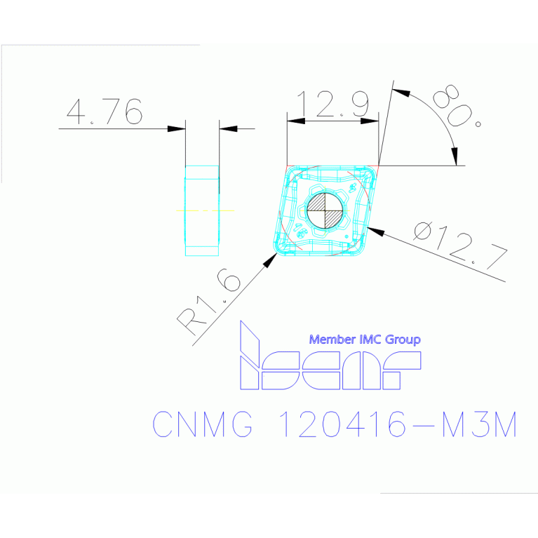 CNMG 120416-M3M IC6015
