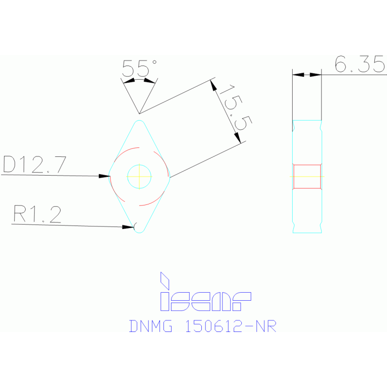 DNMG 150612-NR IC8150