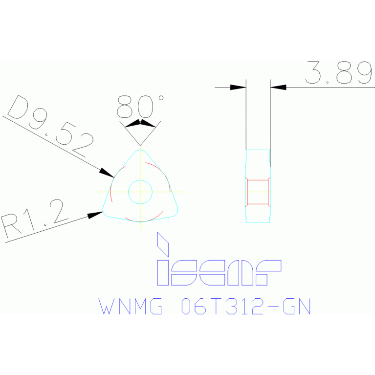 WNMG 06T312-GN IC8250