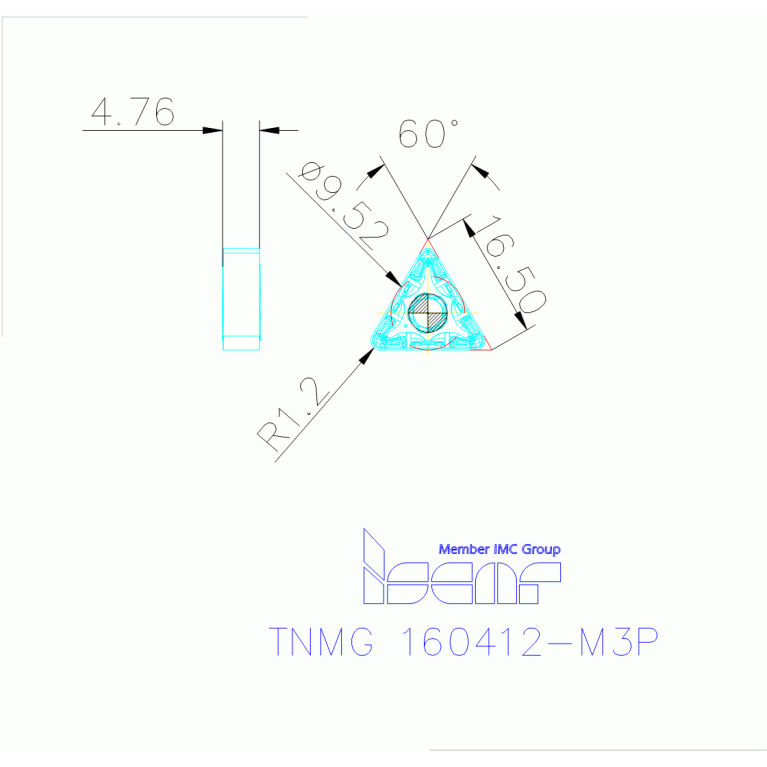 TNMG 160412-M3P IC8150