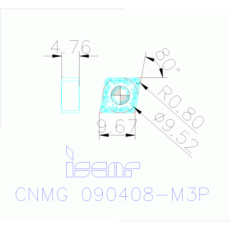 CNMG 090408-M3P IC8150