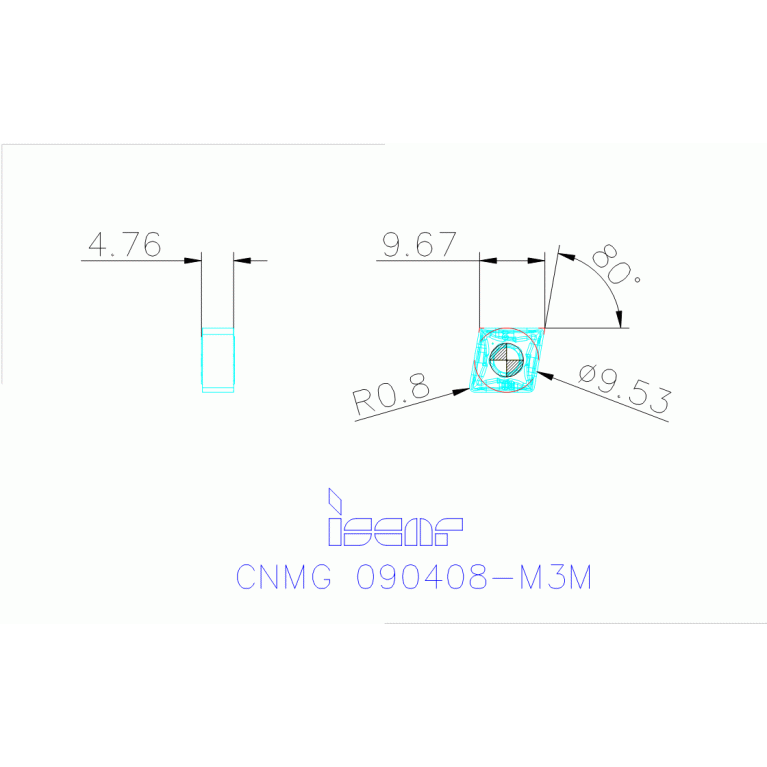 CNMG 090408-M3M IC807