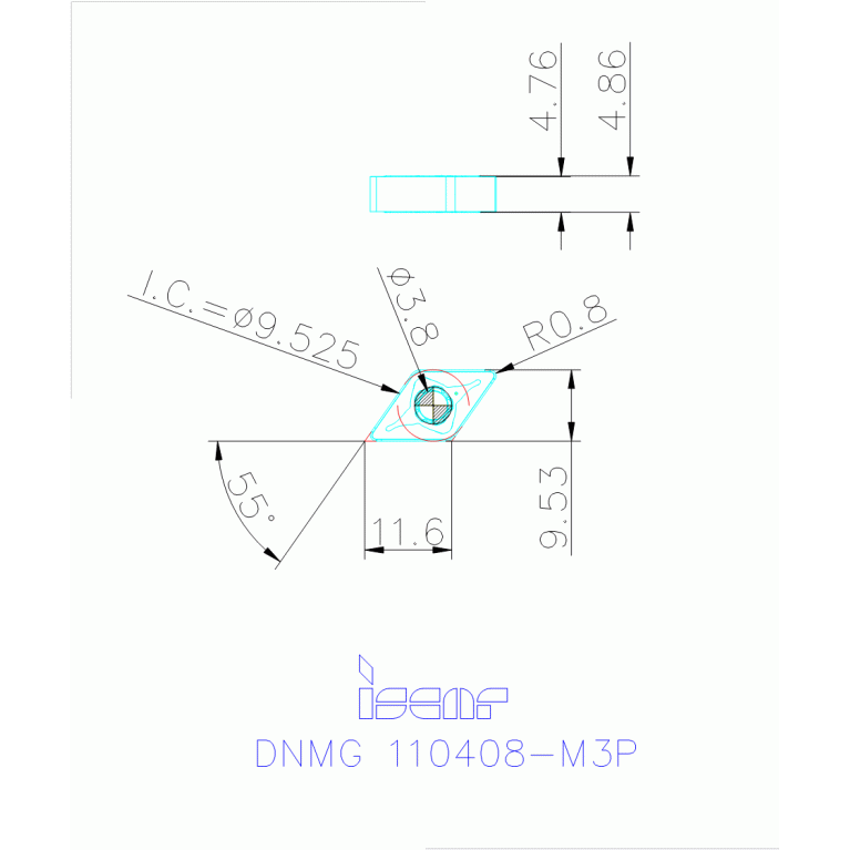 DNMG 110408-M3P IC807