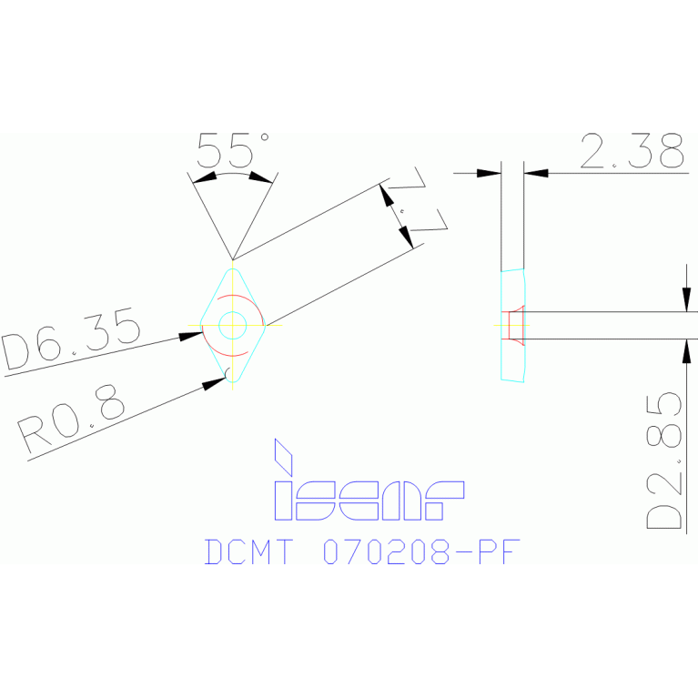 DCMT 070208-PF IC907