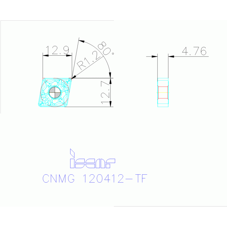CNMG 120412-TF IC908