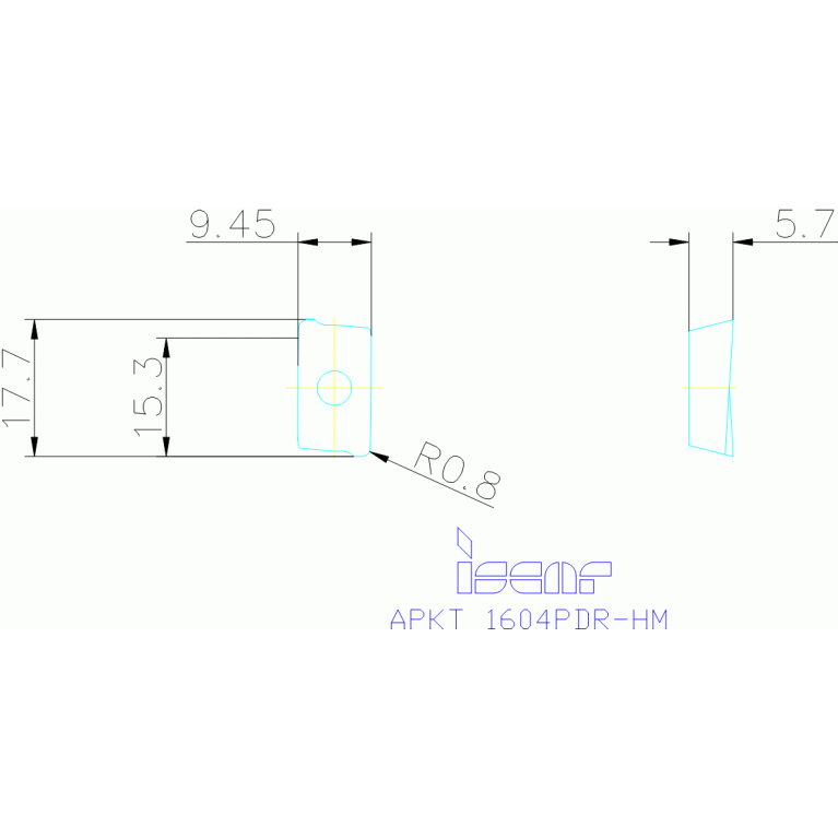 APKT 1604PDR-HM IC20