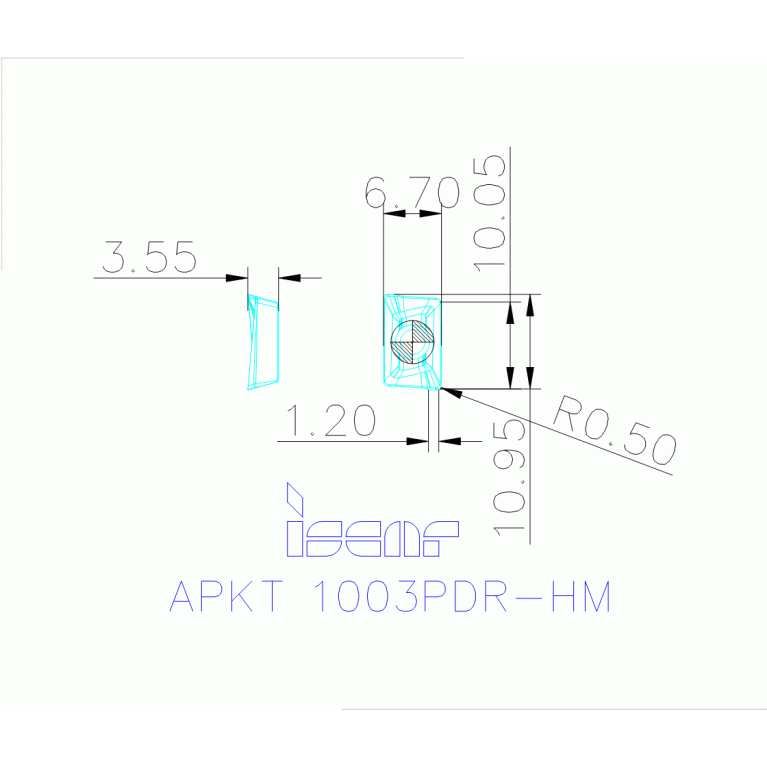 APKT 1003PDR-HM IC250