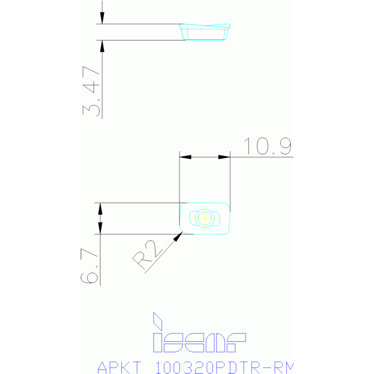 APKT 100320PDTR-RM IC250