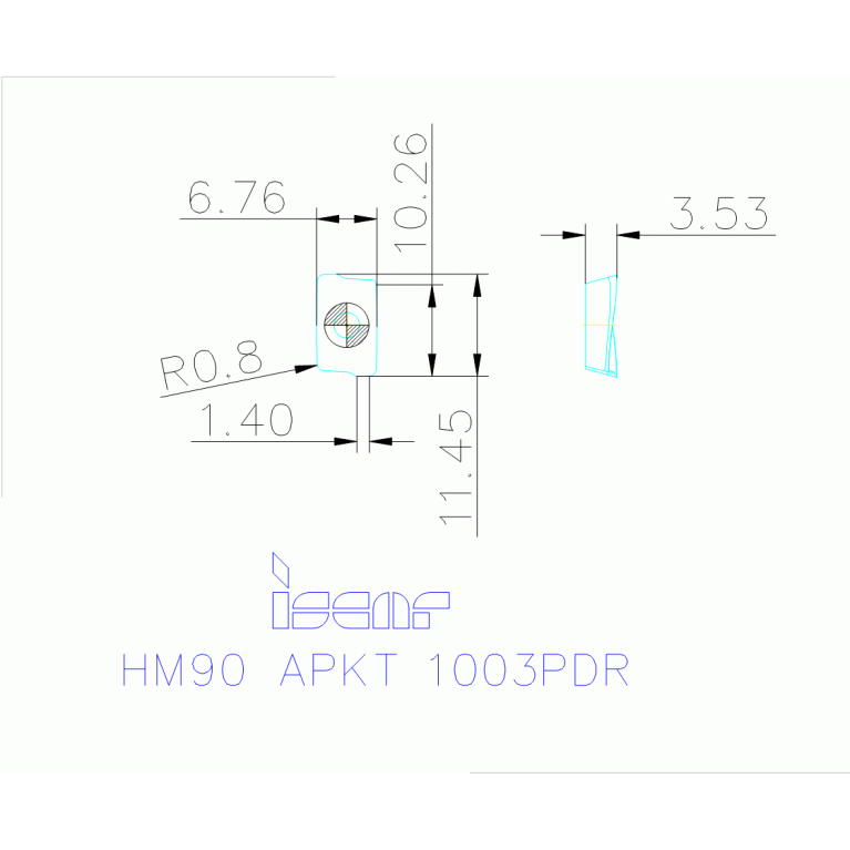 HM90 APKT 1003PDR IC4050